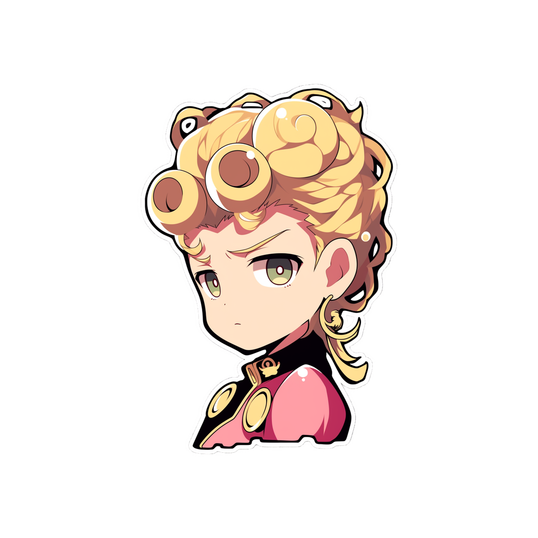 jojo bizarre chibi giorno giovanna sticker