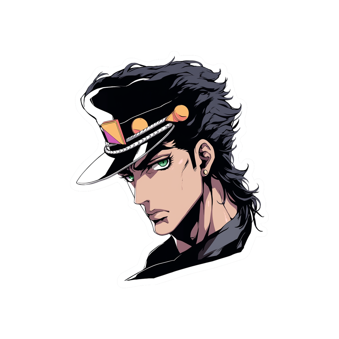jojo jotaro kujo anime sticker