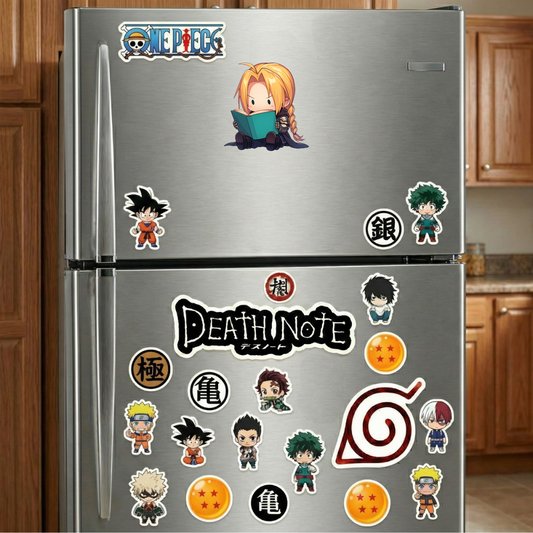 kawai edward elric reading book sticker