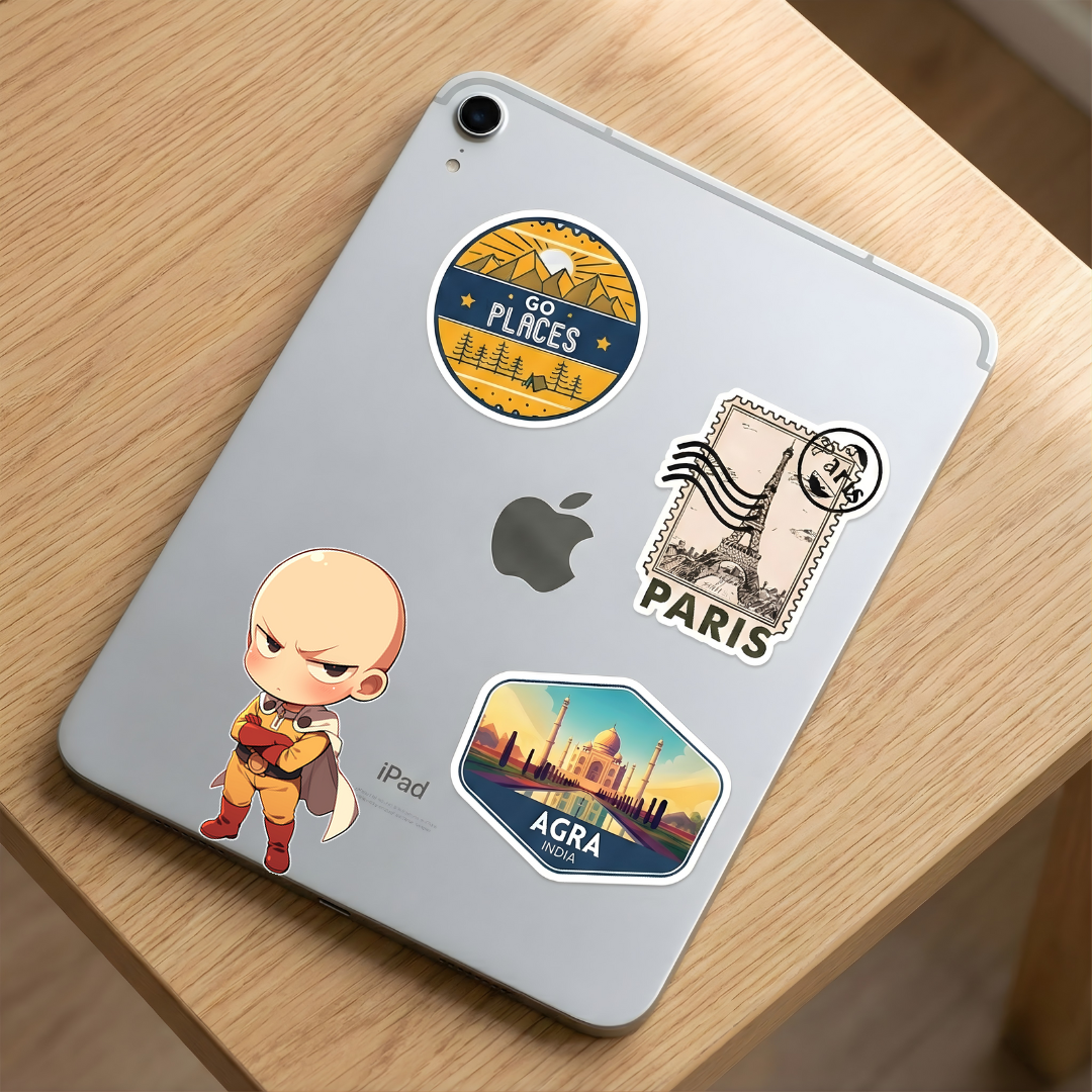 kawaii one punch man sticker