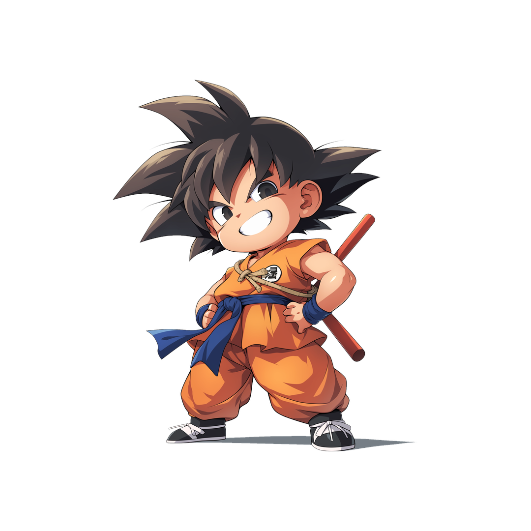kid goku dragon ball sticker