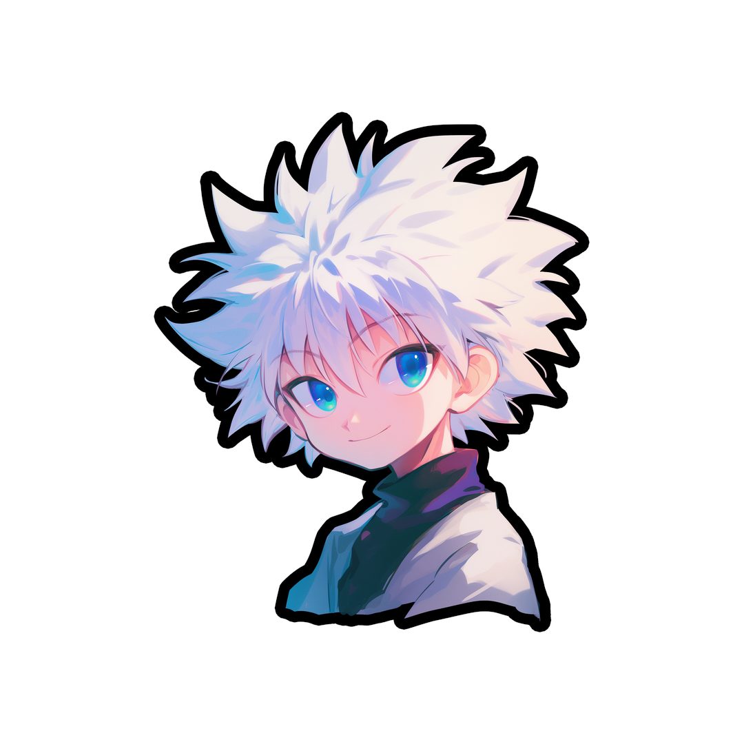 killua hunter x hunter sticker