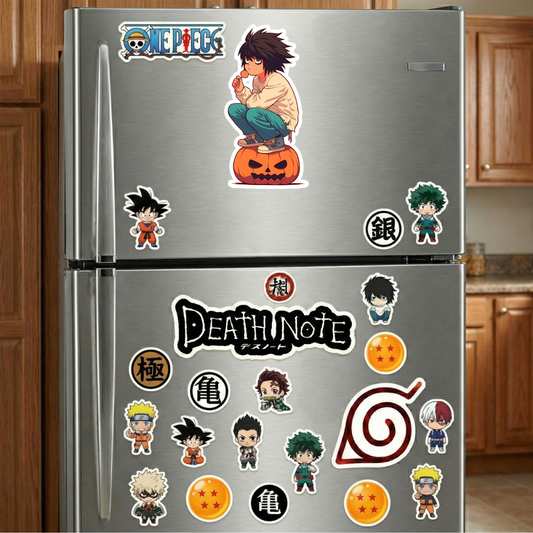 l death note halloween pumpkin sticker
