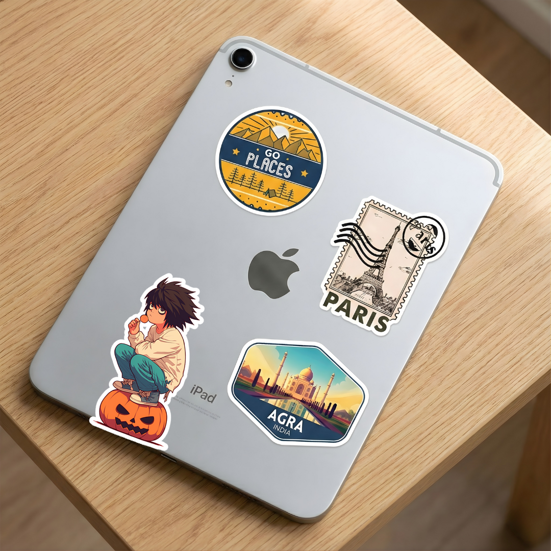 l death note halloween pumpkin sticker