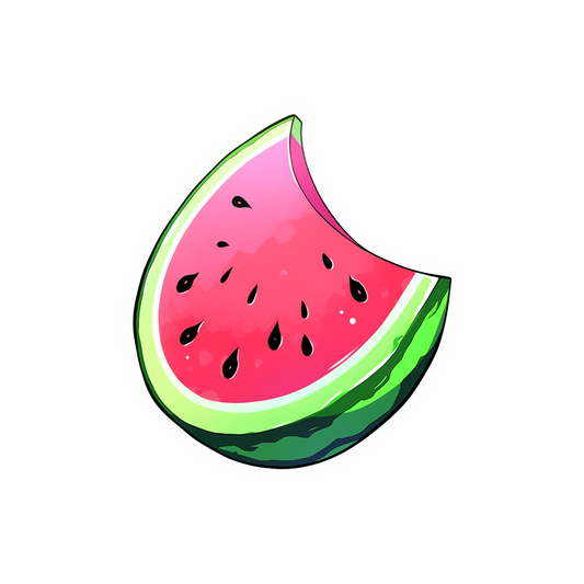 large piece of watermelon sticker