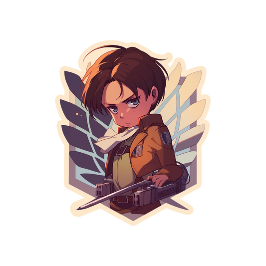 levi ackerman aot blades sticker