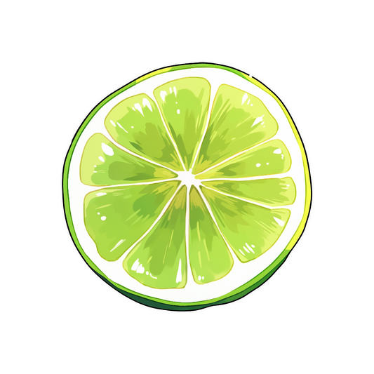 lime slice sticker