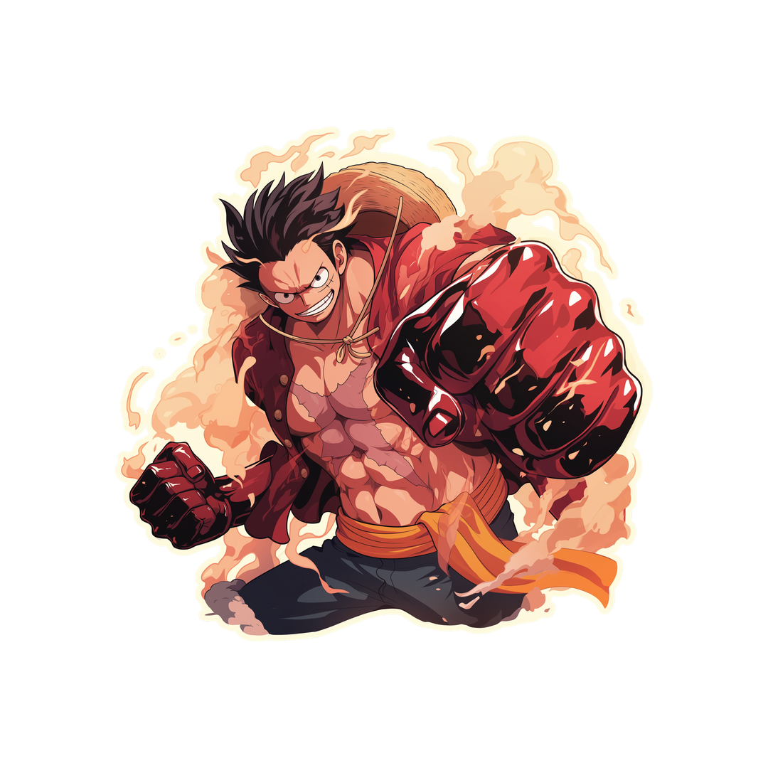 luffy gear 4 epic punch sticker