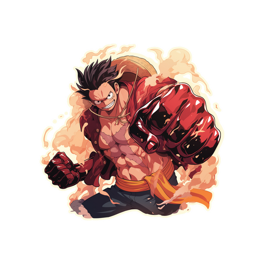 luffy gear 4 epic punch sticker