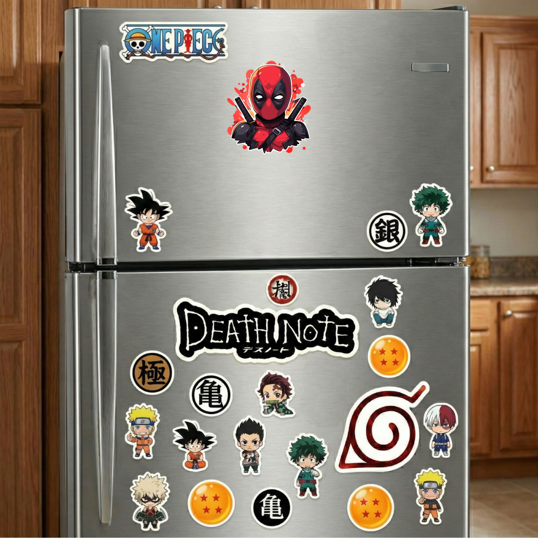 marvel chibi deadpool sticker