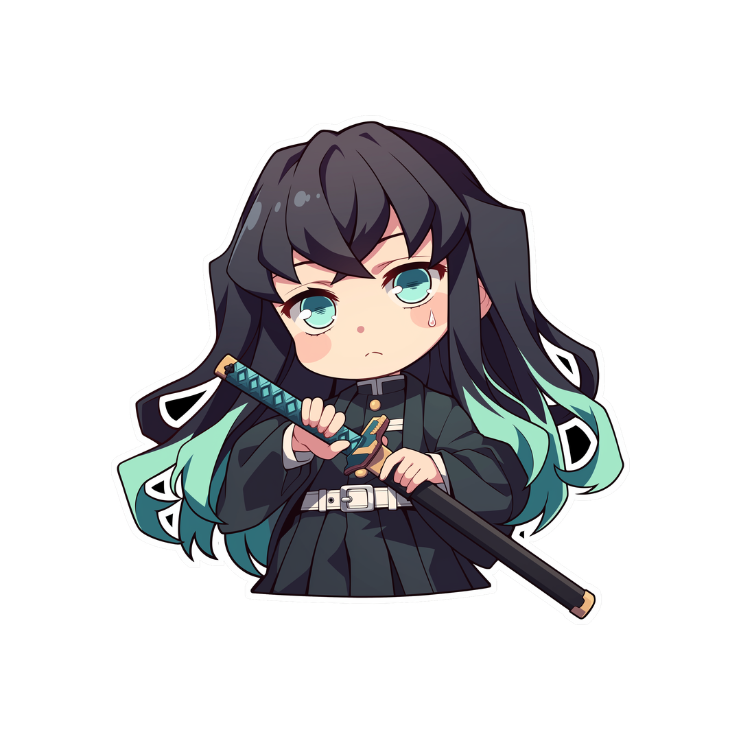 muichiro tokito demon slayer sticker