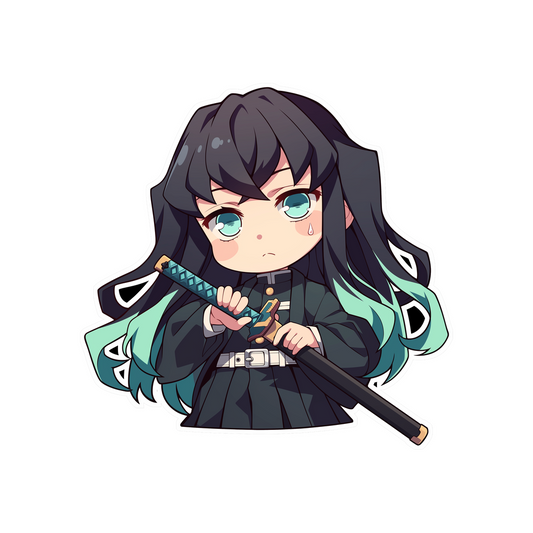 muichiro tokito demon slayer sticker
