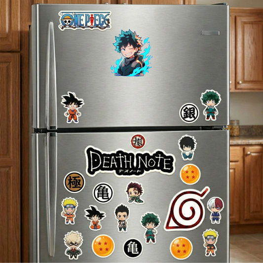 my hero academia deku blue flame sticker