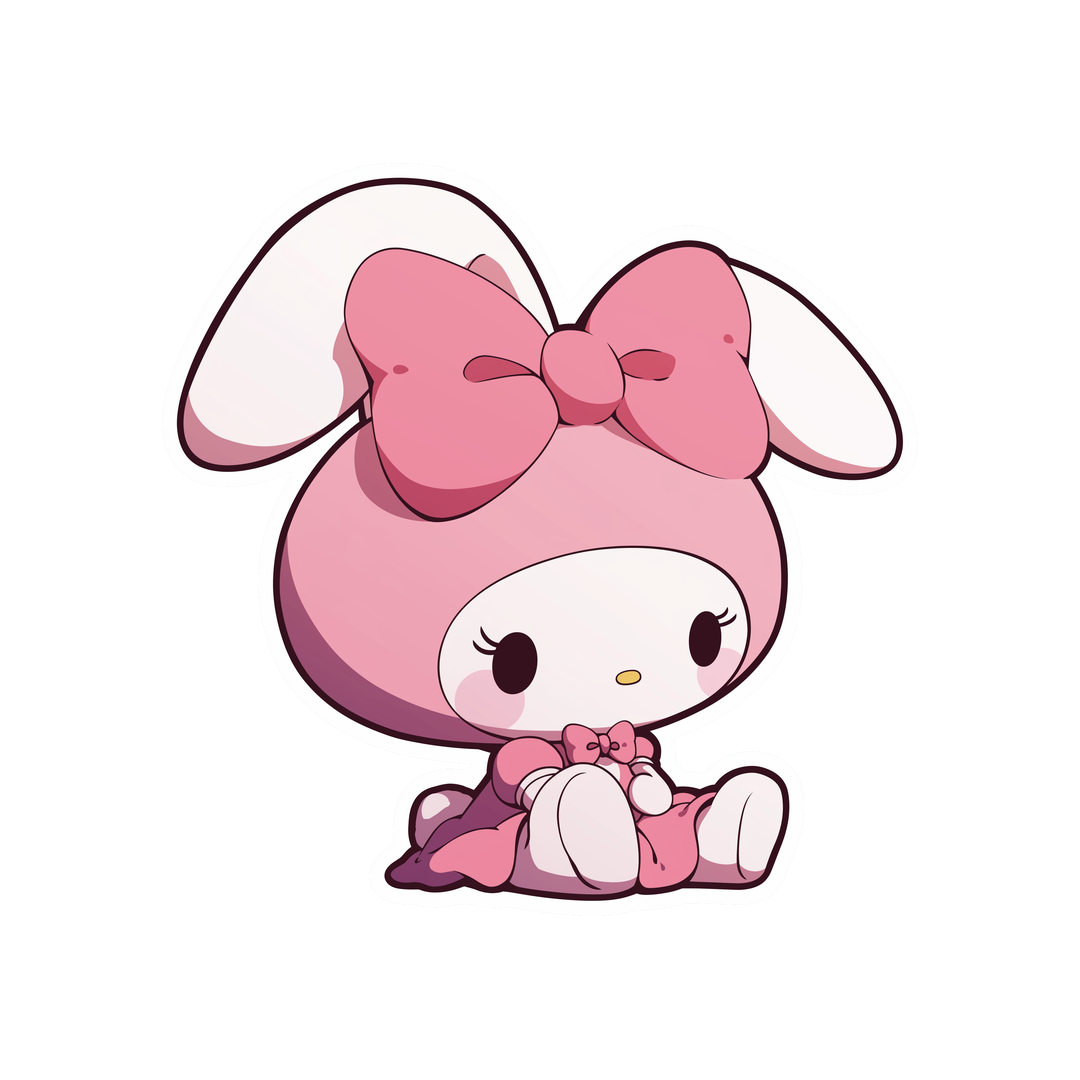 my melody pink bunny cute sticker