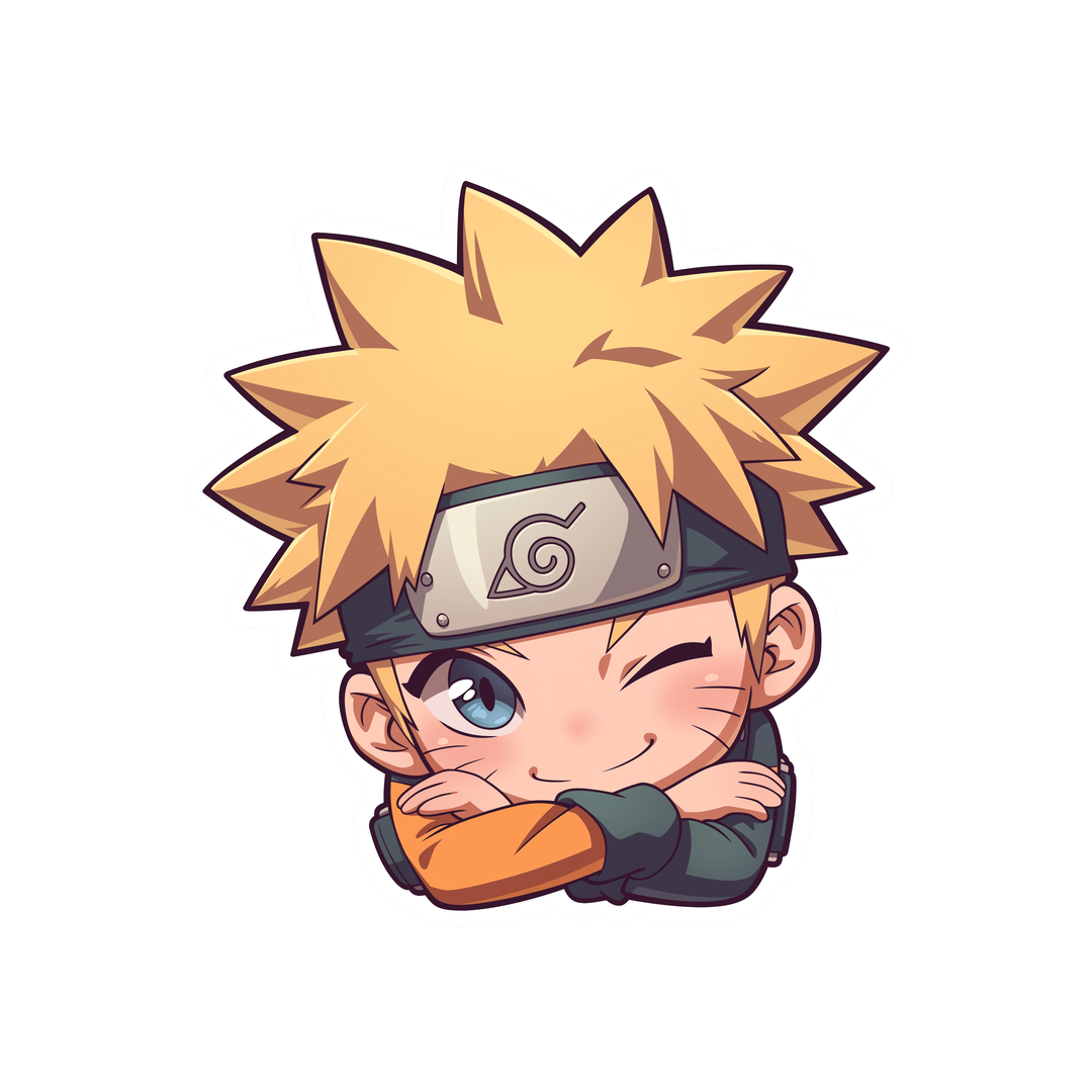 naruto chibi wink sticker