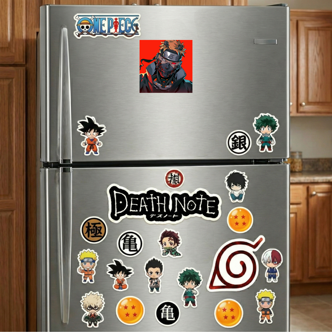 naruto cyberpunk style anime sticker