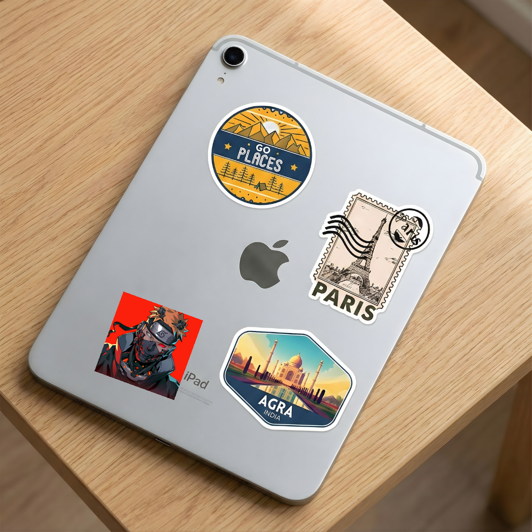 naruto cyberpunk style anime sticker