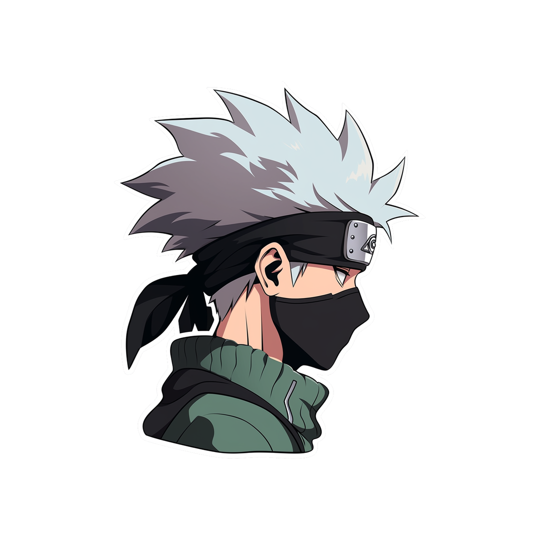 naruto kakashi hatake side view sticker