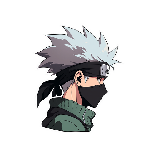 naruto kakashi hatake side view sticker