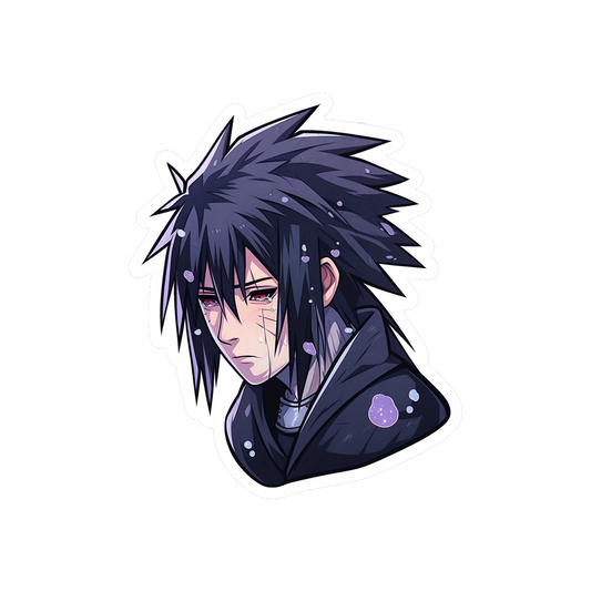 naruto sad sasuke crying sticker