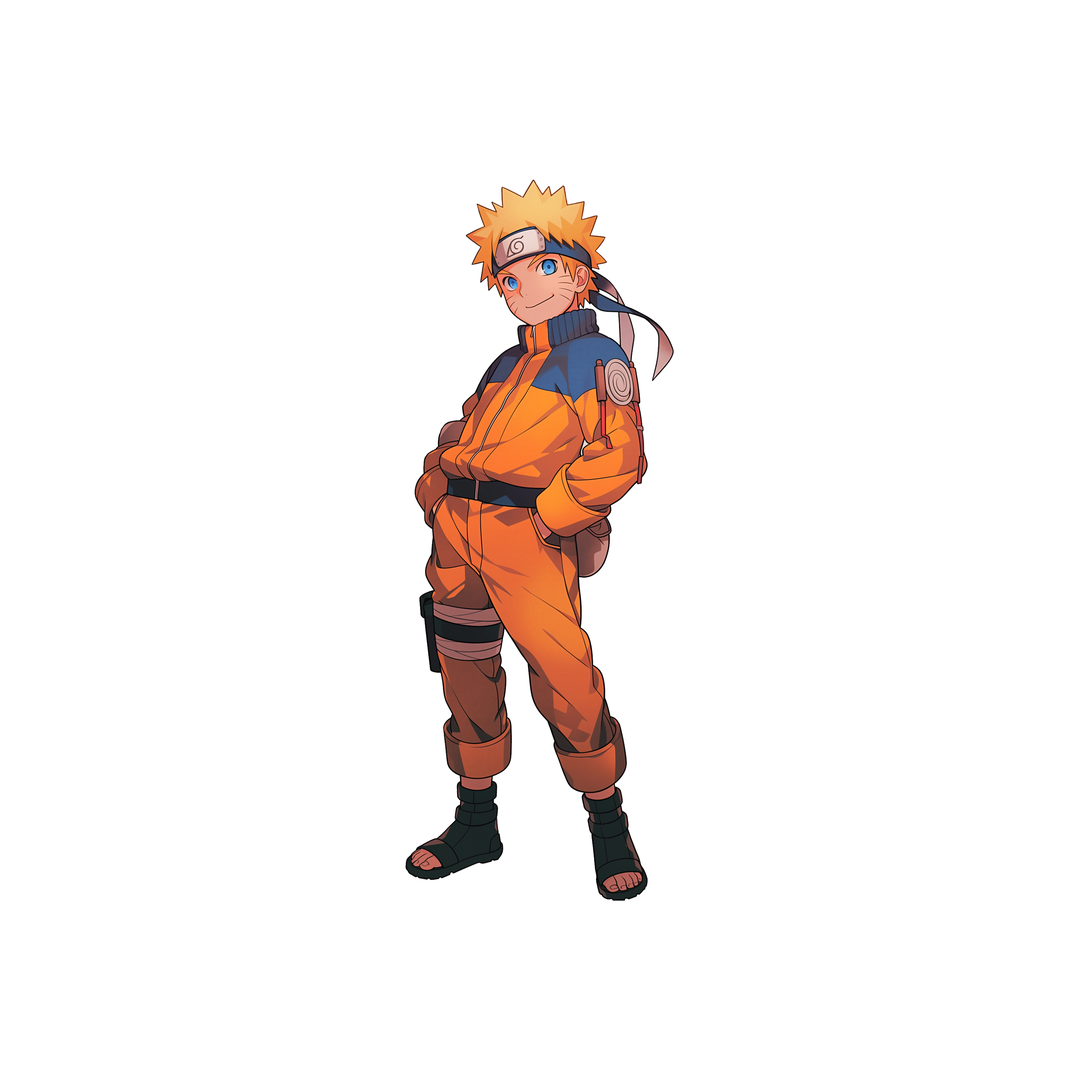 naruto uzumaki expression anime sticker