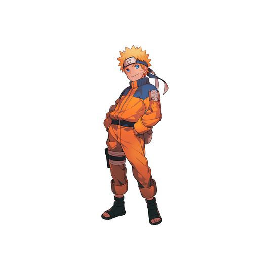 naruto uzumaki expression anime sticker
