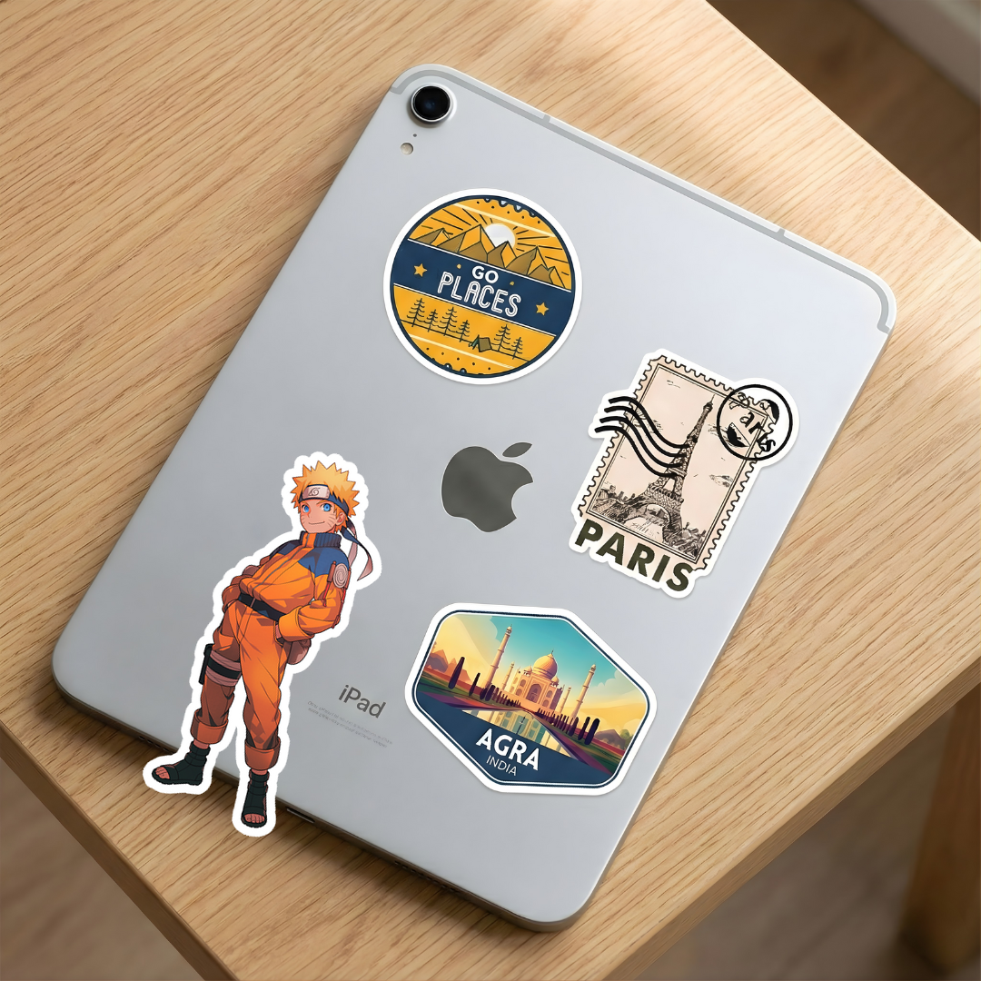 naruto uzumaki expression anime sticker