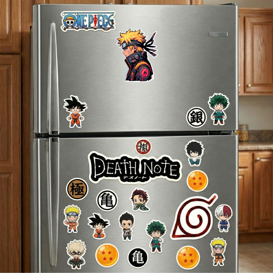 naruto uzumaki in cyberpunk style sticker