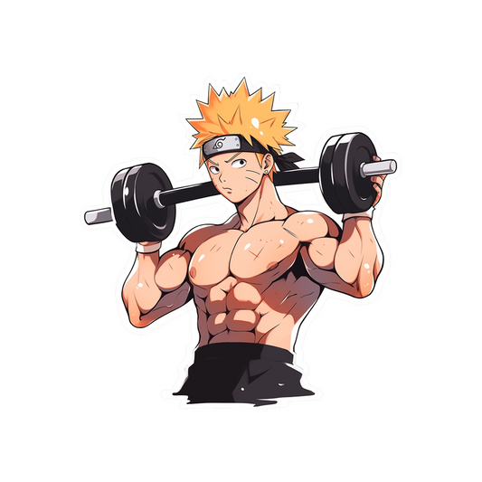 naruto uzumaki make gym sticker