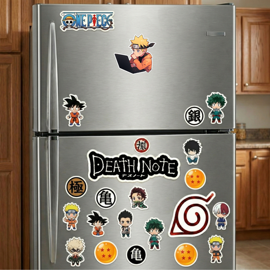 naruto uzumaki with a laptop sticker