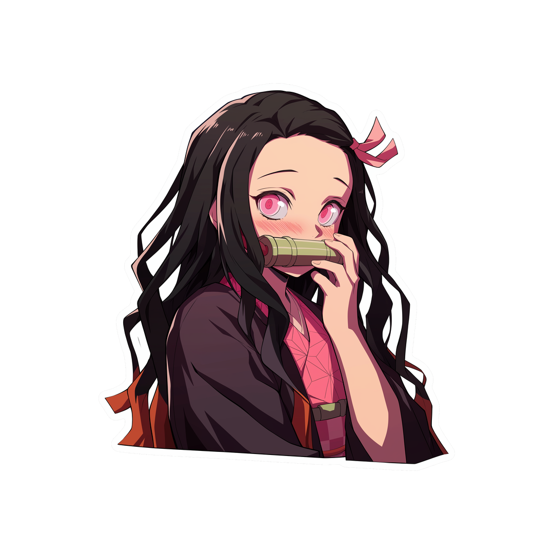 nezuko demon slayer cool anime sticker