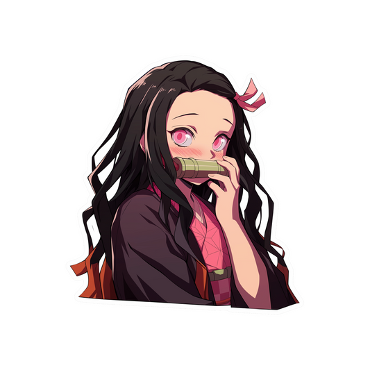 nezuko demon slayer cool anime sticker