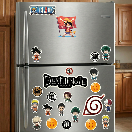 one piece chibi luffy pirate flag sticker