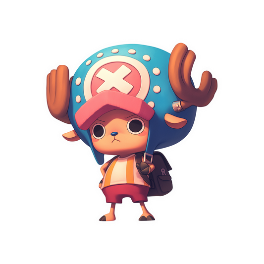 one piece chopper aesthetic clipart sticker