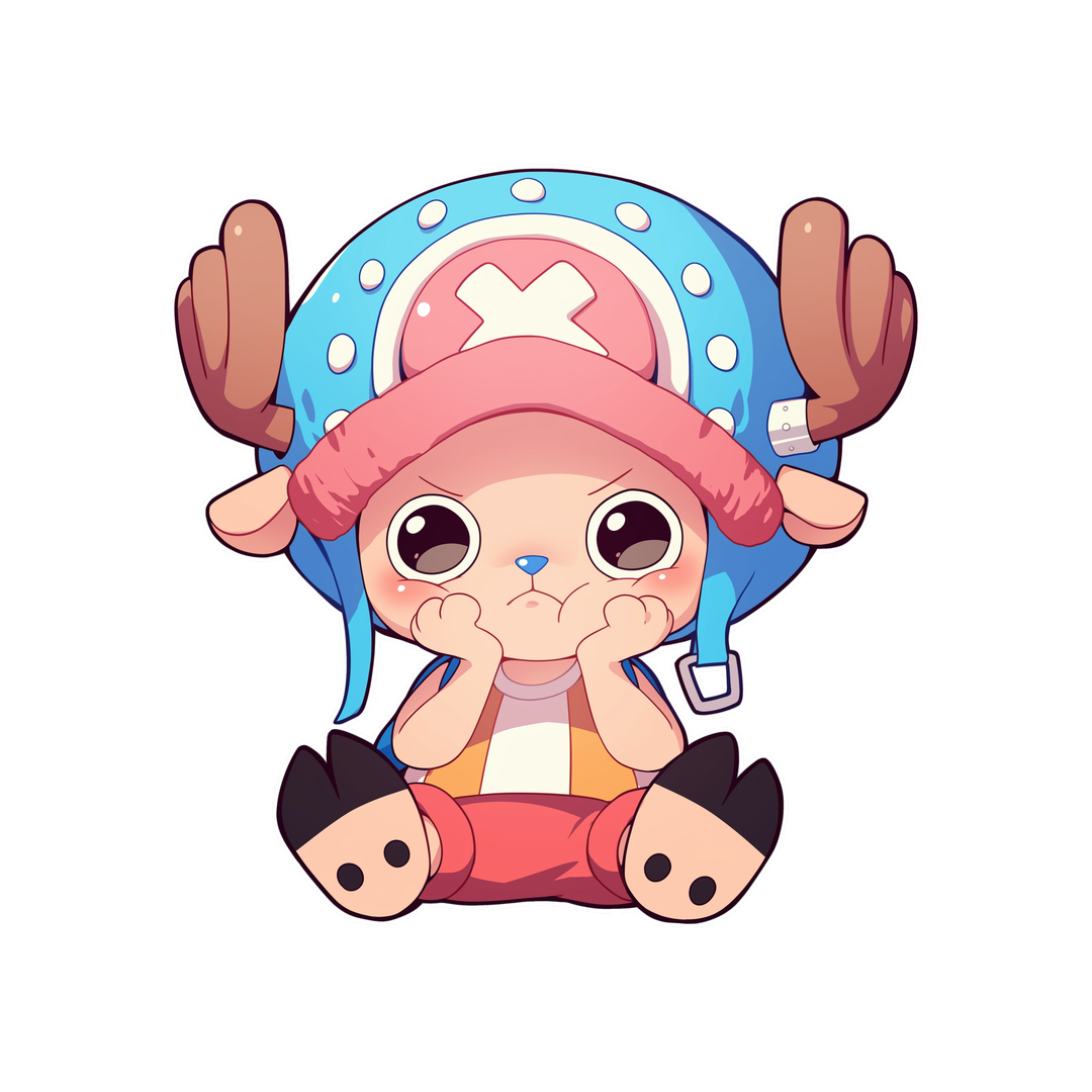 one piece chopper chibi sticker