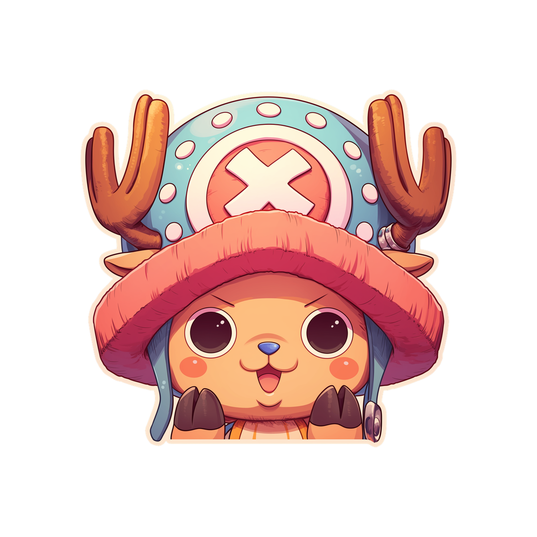 one piece chopper cute sticker