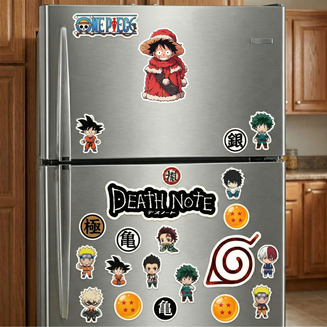 one piece luffy in santa claus costume sticker