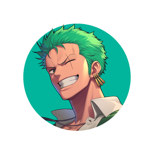 one piece zoro smirk sticker