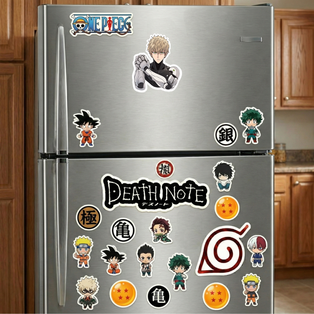 one punch man genos warm up cyber hands sticker