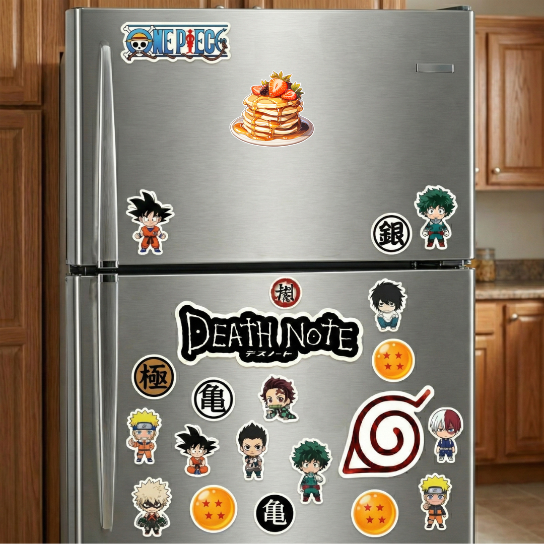 pancakes with strawberries honey sticker