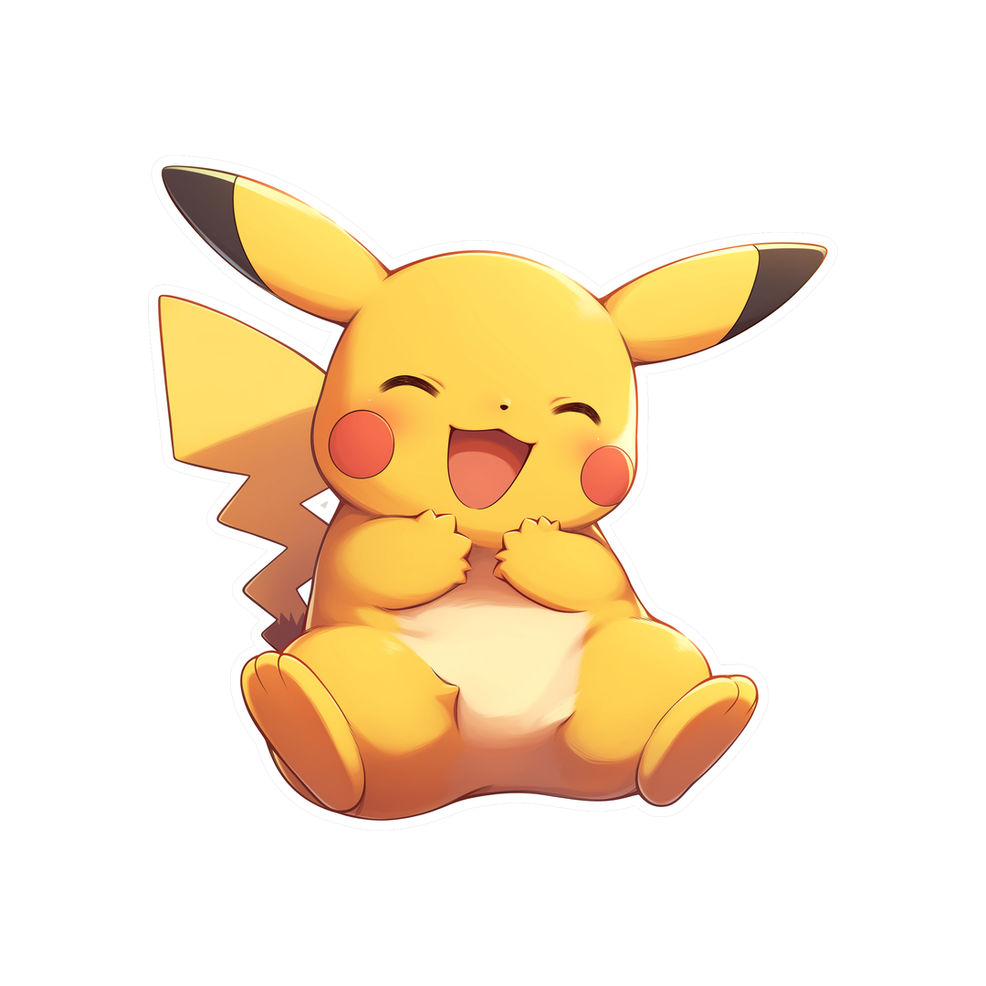 pikachu cute pokemon sticker