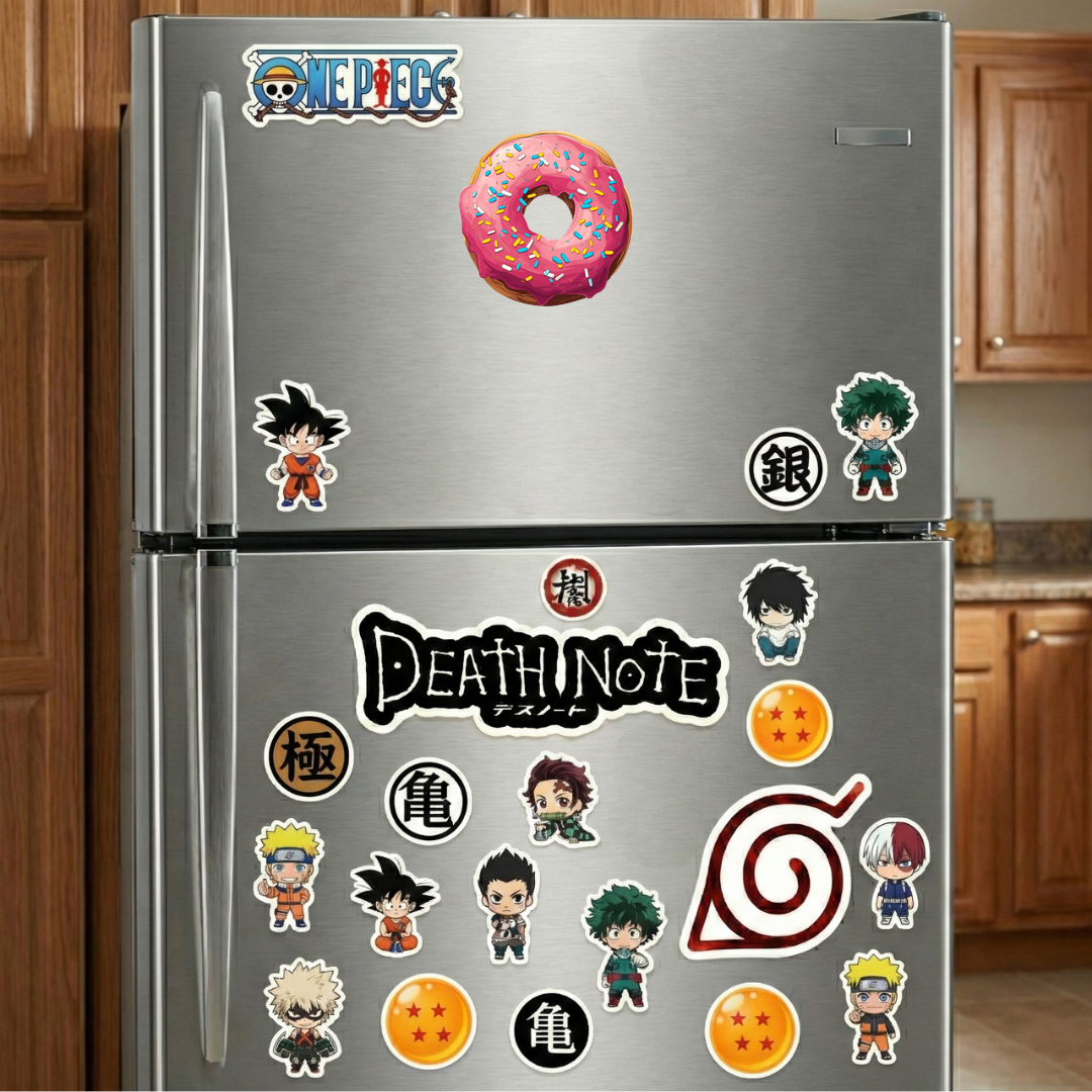 pink glazed donut sticker