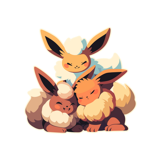 pokemon eevee group sticker