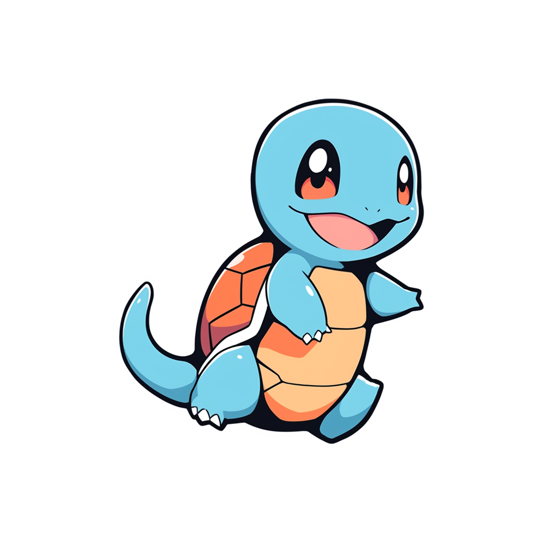 pokemon funny squirtle sticker