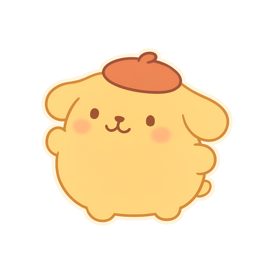 pompompurin sanrio cute sticker