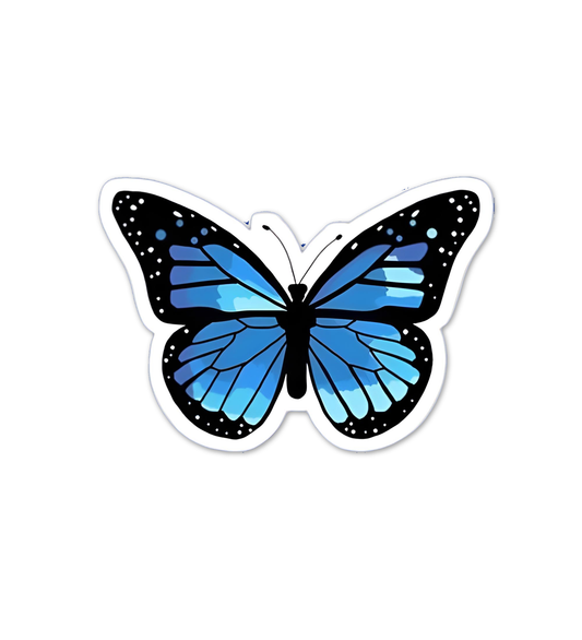 Blue Butterfly Stickers
