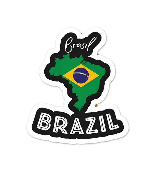 Brazil Football Sticker