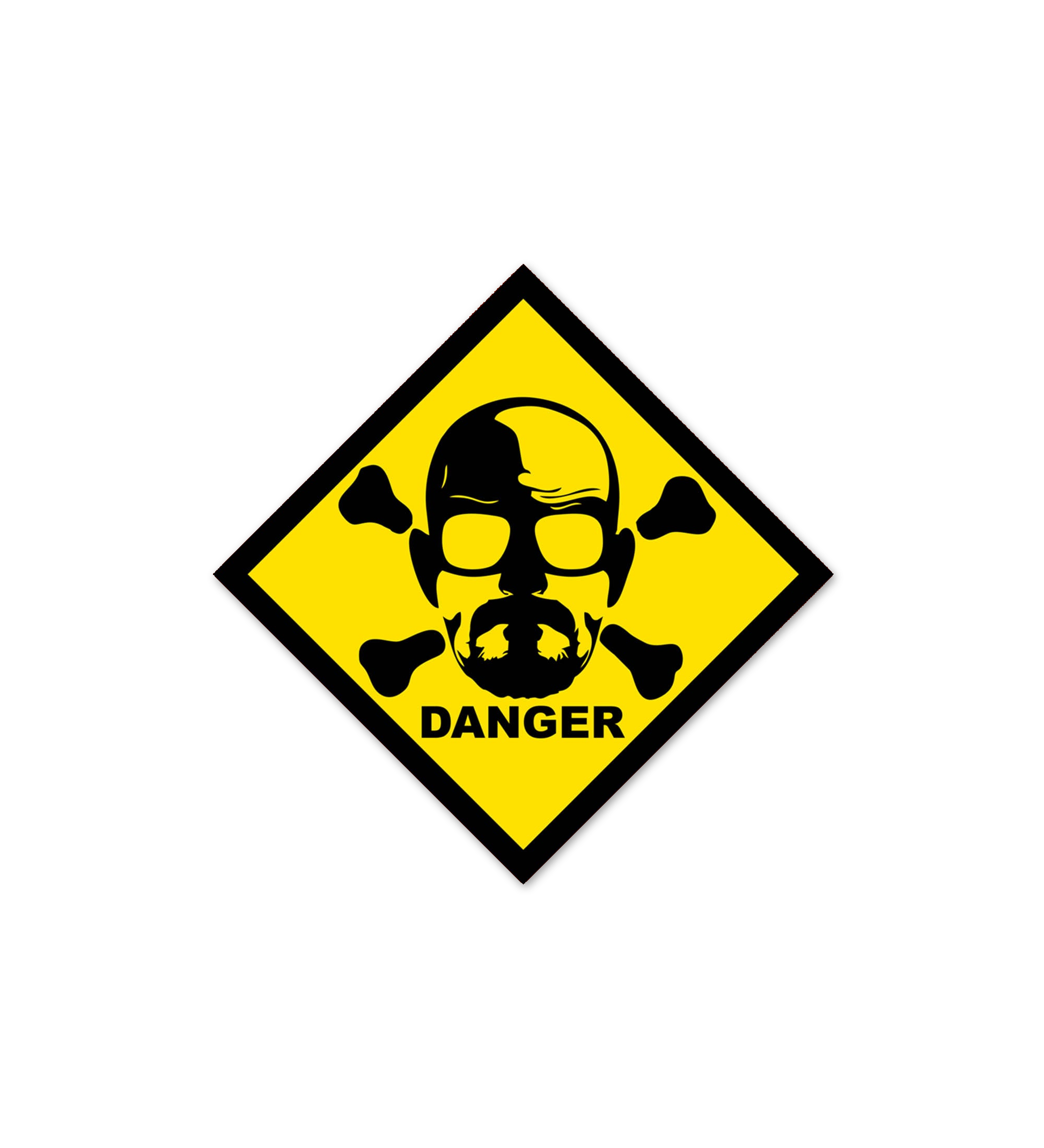 Breaking Bad Danger   Laptop  Mobile Sticker