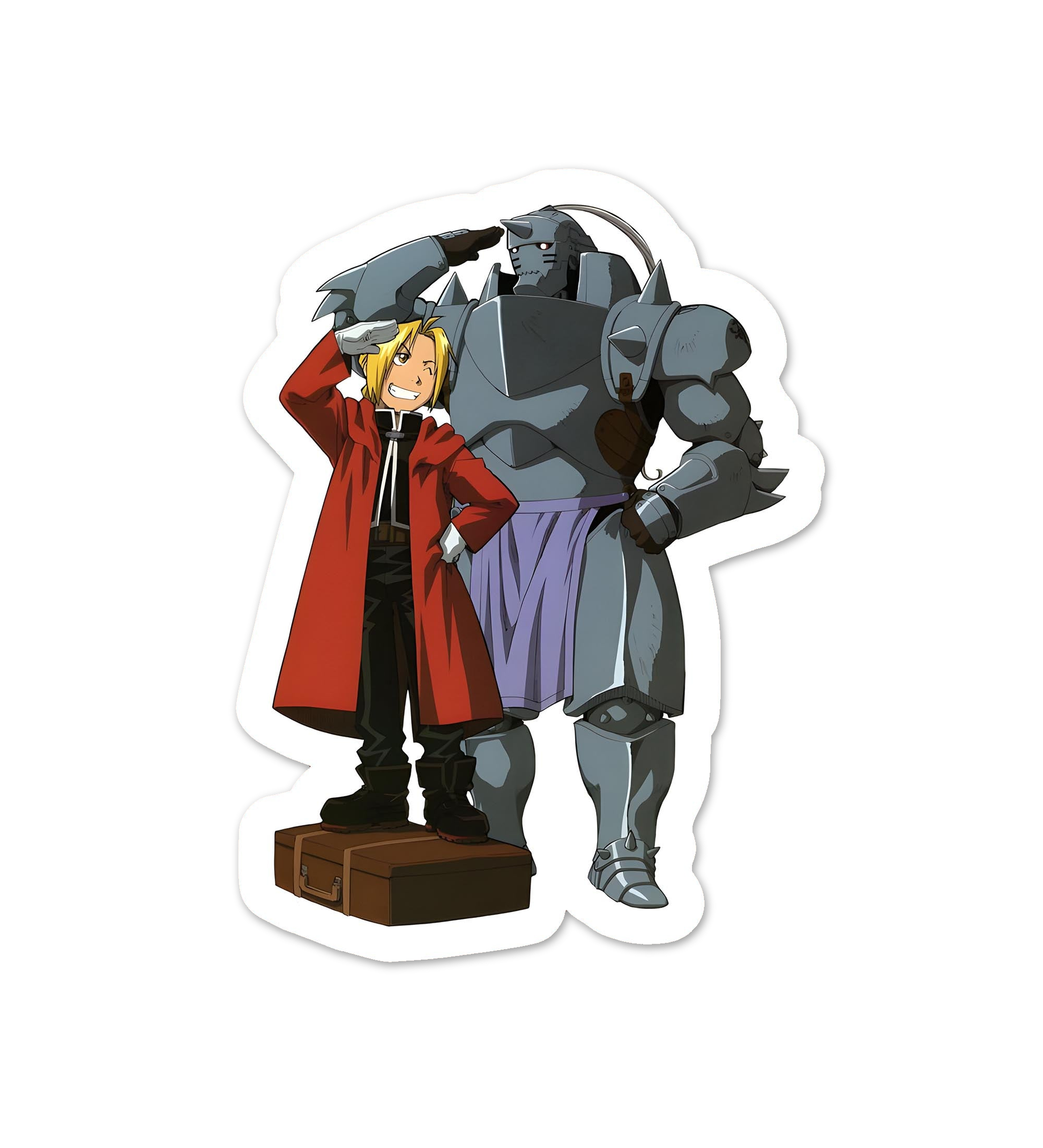 Brothers Of Steel   Fullmetal Alchemist   Laptop  Mobile Stickers