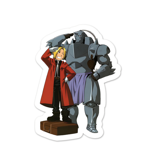 Brothers Of Steel   Fullmetal Alchemist   Laptop  Mobile Stickers